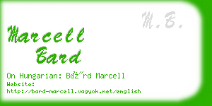 marcell bard business card
